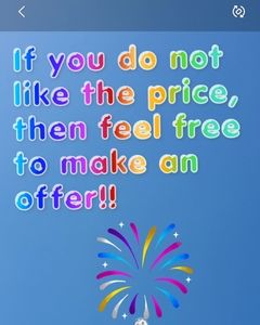 Resonable offers are accept.